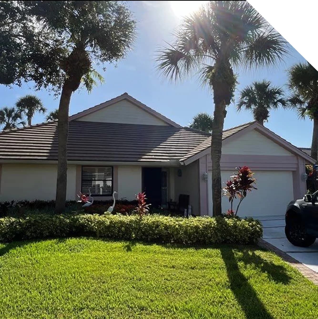 florida home with a new shingled roof